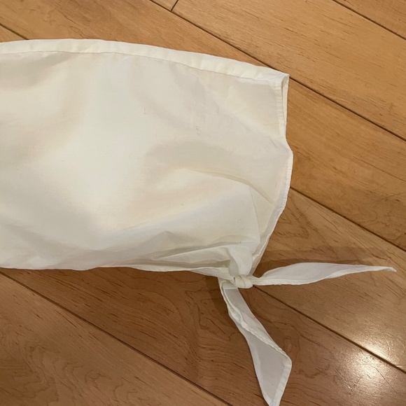 ☀️SALE☀️ NWT FREE PEOPLE Off The Shoulder 3/4 Sleeve Blouse W/Ties - Picture 6 of 7